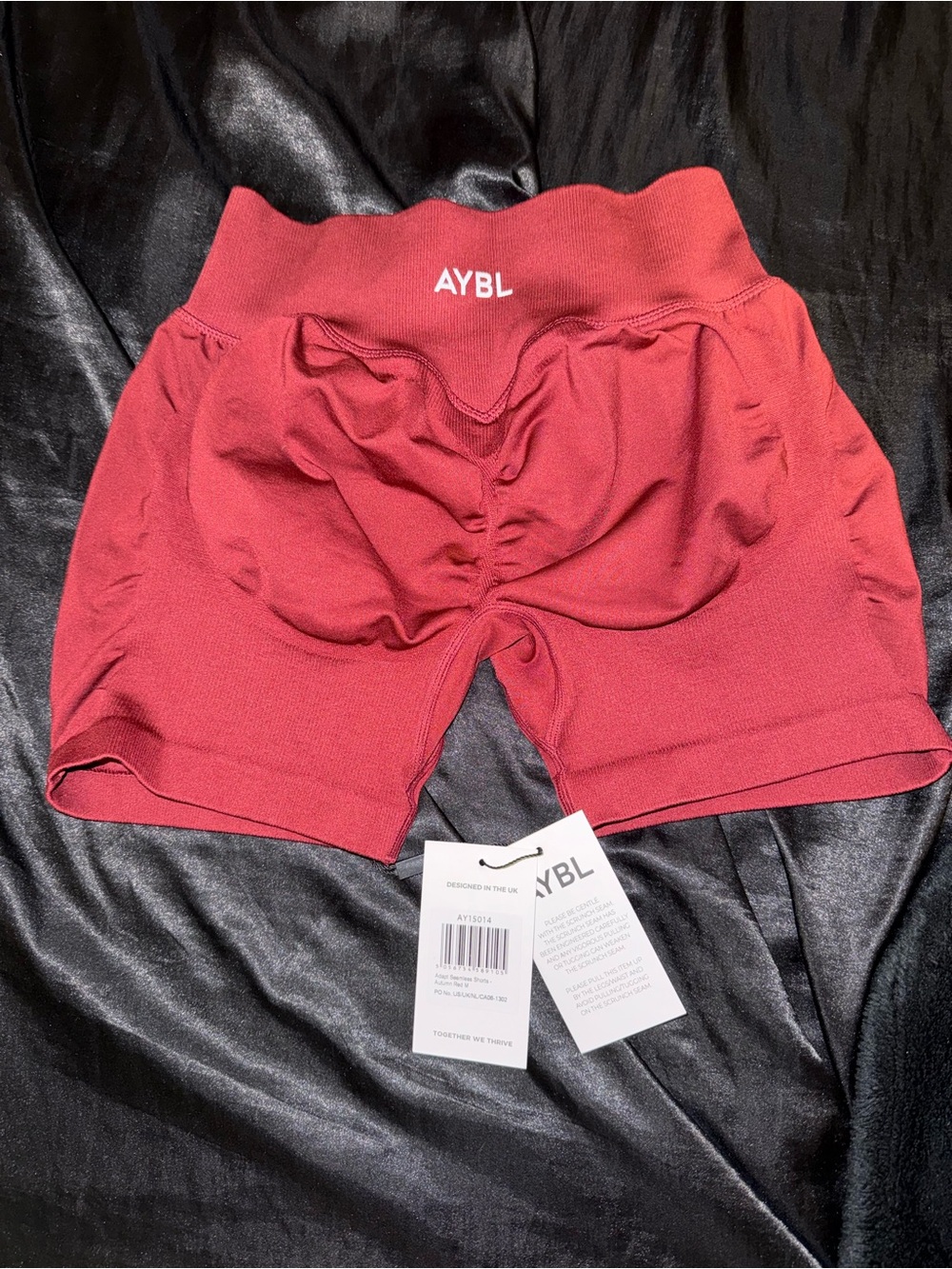AYBL Burgundy Adapt Seamless Bike Shorts